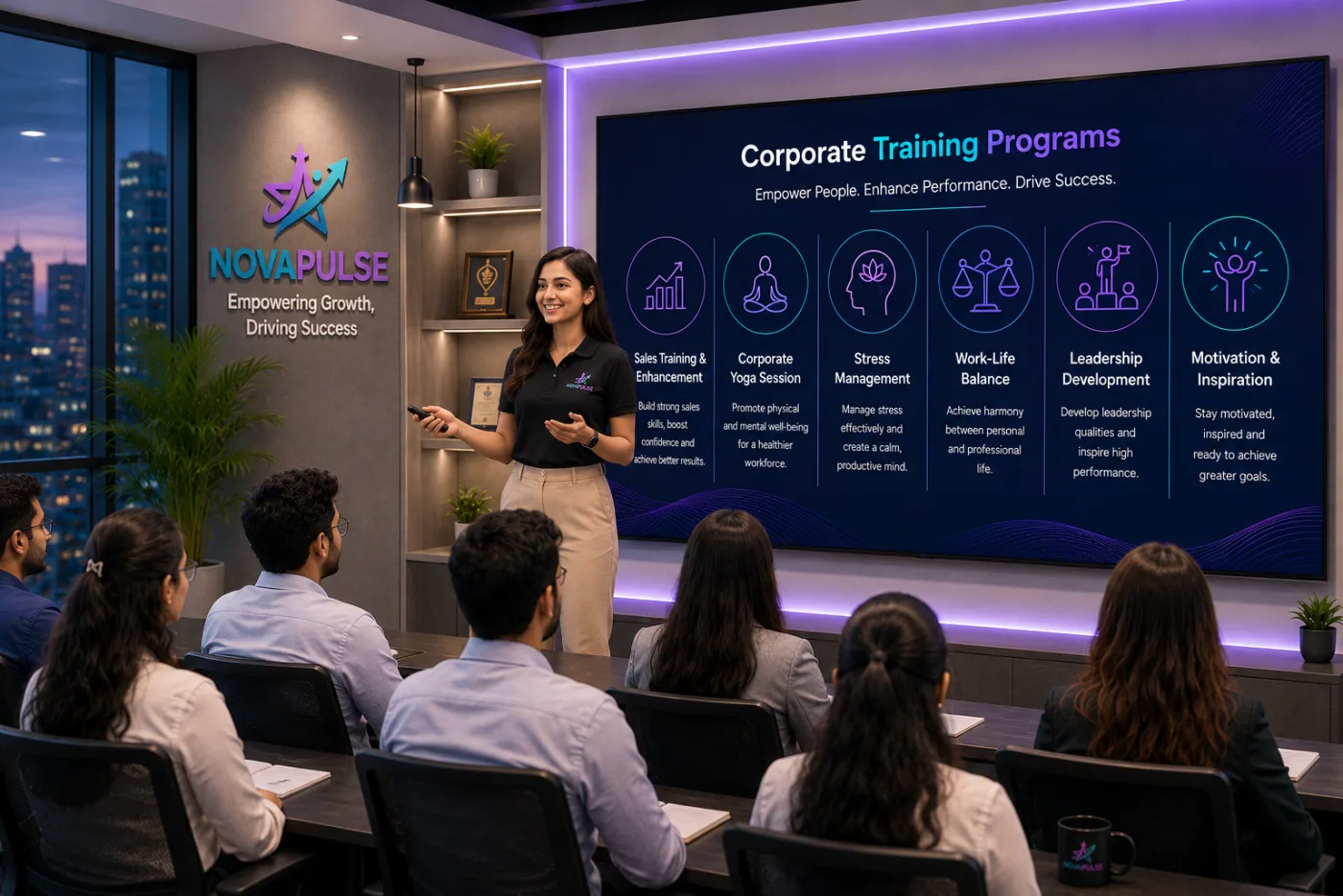Nova Pulse corporate training session